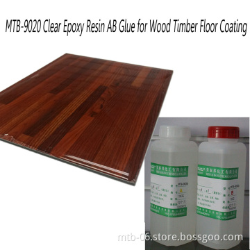 Automatic Anti-foaming, Automatic Level, Cured Without Ripples Epoxy Resin Coating and Paint Glue for Wood and Timber Floor